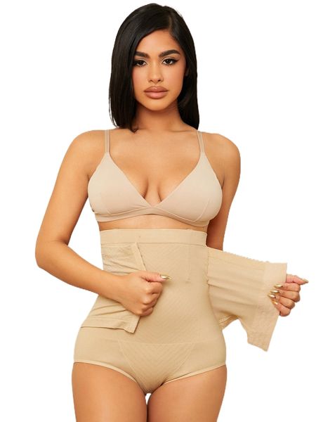 

high waisted shapewear shorts z5z6#, Black;red