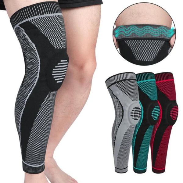 Ginocchiere per gomito Tutore per bici sportiva Compressione Gamba Manica lunga Supporto Patella Menisco Protettore Attrezzatura per lavoro Gomito