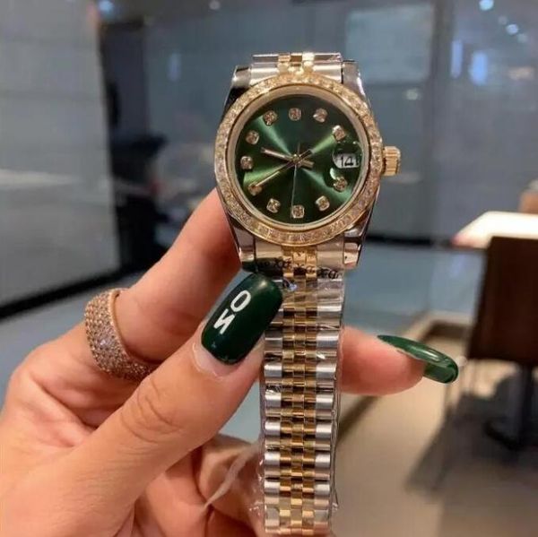

women's luxurious watch 28mm 31mm 36mm men watches 41mm movement gold jubilee stainless steel datejust woman 2813 movement diamond beze, Slivery;brown