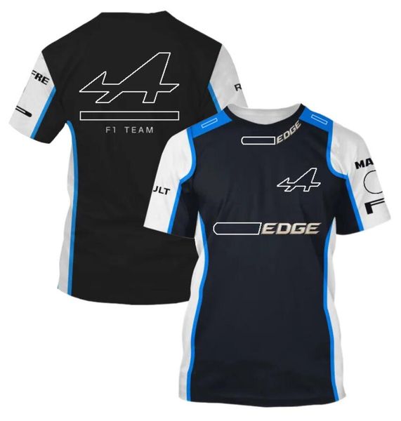 

2022 summer new f1 racing suit t-shirt team short-sleeved custom clothes