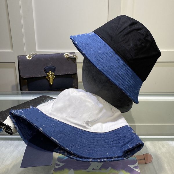 

2022 bucket hat designer men and women letters basin hat fashion fitted sports beach versatile stylish fisherman hats, Blue;gray