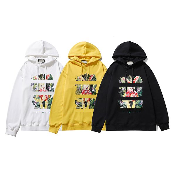 

fashion mens hoodie men designers sweatshirt printing hoodies man womens hoody jacket sweater casual sweatshirts solid colors dd, Black