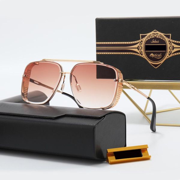 

dt luxury desinger sunglasses for men polarizing polaroid sun glasses polarized uv400 goggle fashion pilot frame mach eyewear with brand eye, White;black