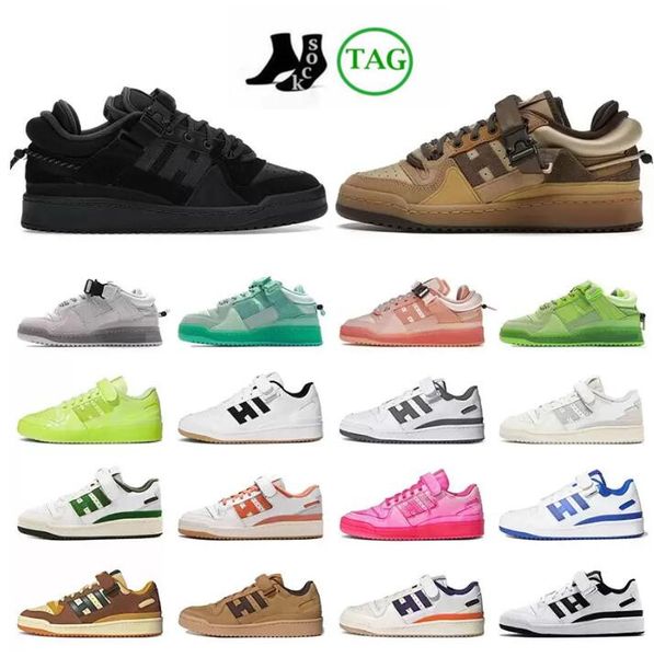 

fashion forum 84 women mens casual shoes bad bunny forum buckle low the first cafe back to school easter egg white royal blue wheat outdoor, Black