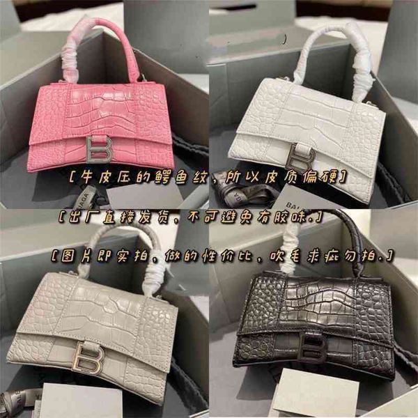 

handbags handbags bags balenciga designer designer luxury hourglass bag shoulder women crocodile leather ladies handbag fashion crossbody ji