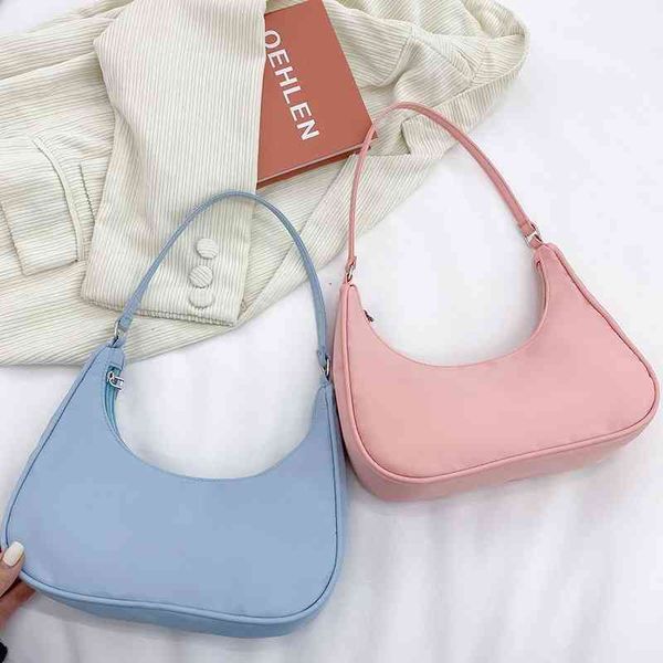 Nylon Messenger Bag New Dumpling Light Small Small Small Sof Solid Color One Spalla Borses_swu7