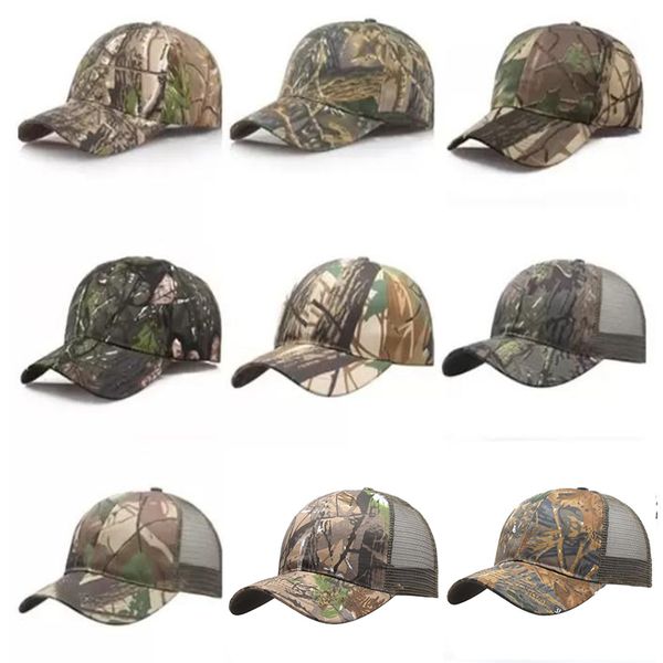 

outdoor sports jungle hunting camouflage baseball cap jockey mujer gorras beisbol trucker hats hiking camo snapback de577, Blue;gray
