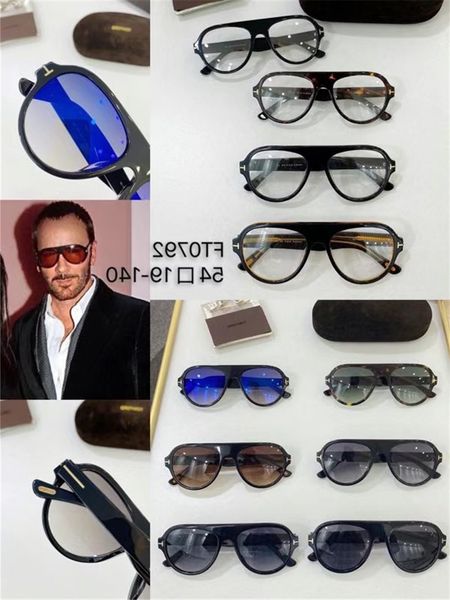 

50% discount for factory direct salesmen's sunglasses black tom frame tf0792-b, White;black