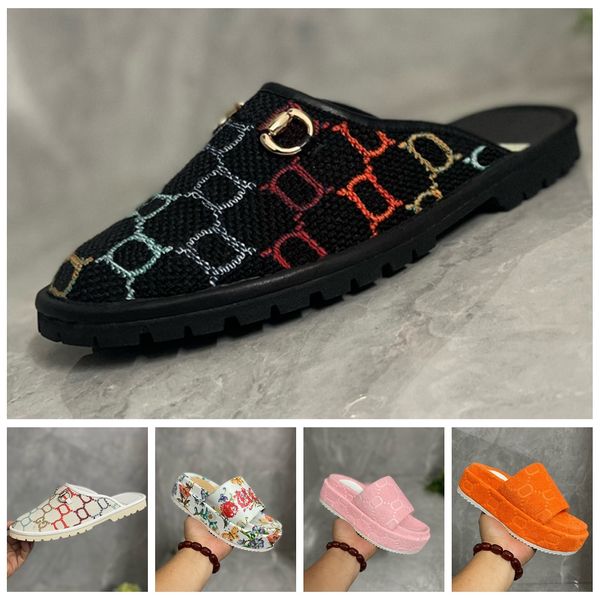 

italy designer slipper luxury women sandal brand slide men slippers thick bottom flip flop design sneakers by shoebrand w119 04, Black