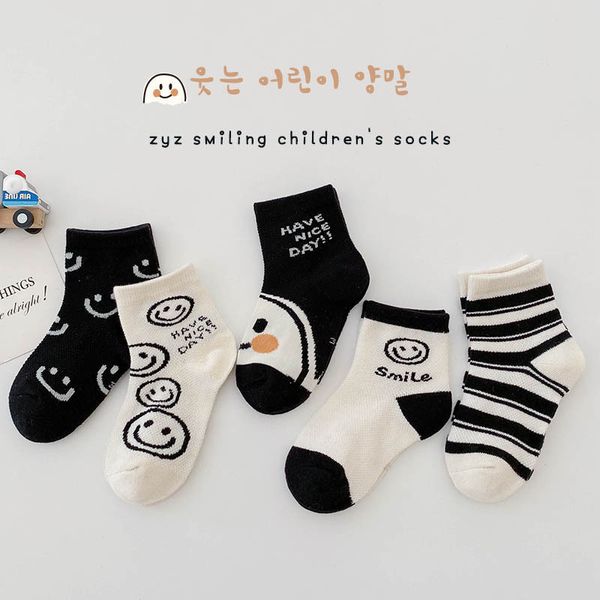 Millancel Summer Socha Socks Korean Bear Kids Socks Algodão Casual Girls Socks 220611