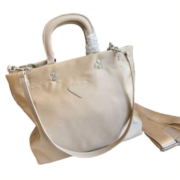 

hh luxurious designer nylon shoulder bags triangle logo handbags re-edition prad wallet women crossbody bag hobo purses 30cm