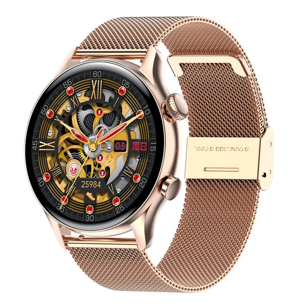 

smart health watch heart rate detection blood pressure detection, Slivery;golden