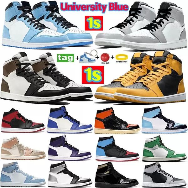 

2022 basketball shoes 1 1s mens womens trainers sneakers sports running shoes with box outdoor panda black white rose whisper georgetown