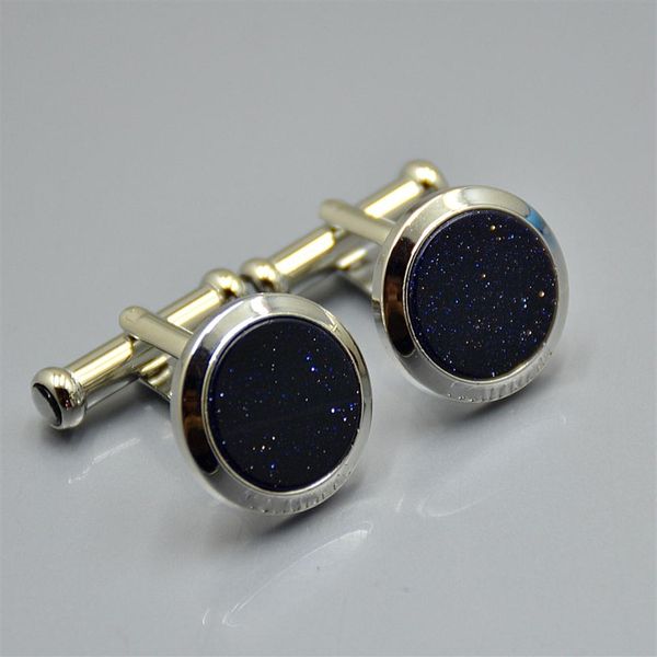 

4 colors men shirt cufflinks promotion jewelry groom cuff links for man no box283o, Silver