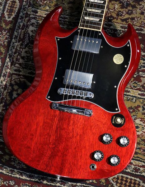 

modern collection sg standard heritage cherry (2022) #gg24d electric guitar