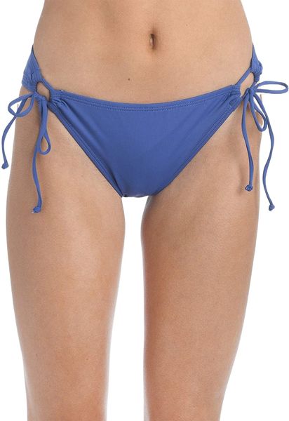 

women's side tie hipster bikini swimsuit bottom, 28y1#, White;black