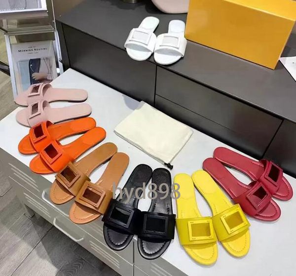 

classic slippers women's black strap flat shoes sandals designer slides leather embellishments long patterns ladies letters beach flip
