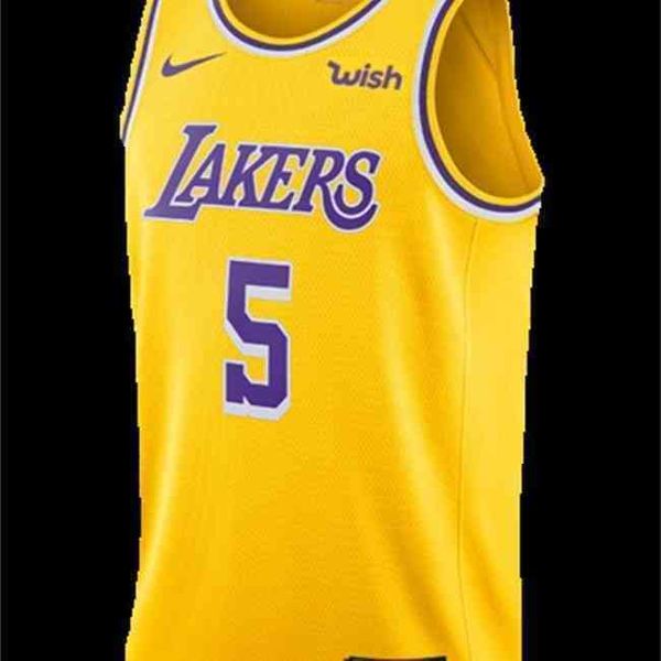 

new goods talen horton-tucker #5 sponsor jersey vest stitched basketball jerseys vest shirt, Black