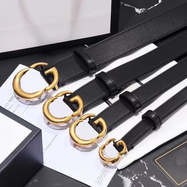 

designer belt classic letters women's men's casual smooth buckle belt head layer cowhide width 2.0cm 2.8cm 3.4cm 3.8cm with box, Black;brown
