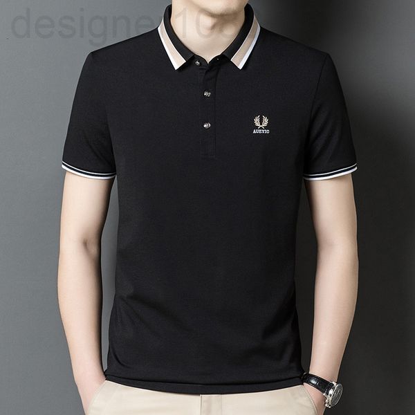 

men's polos designer summer 2022 new business short sleeved polo shirt men's letter embroidery casual loose thin t-shirt 8zhz, White;black