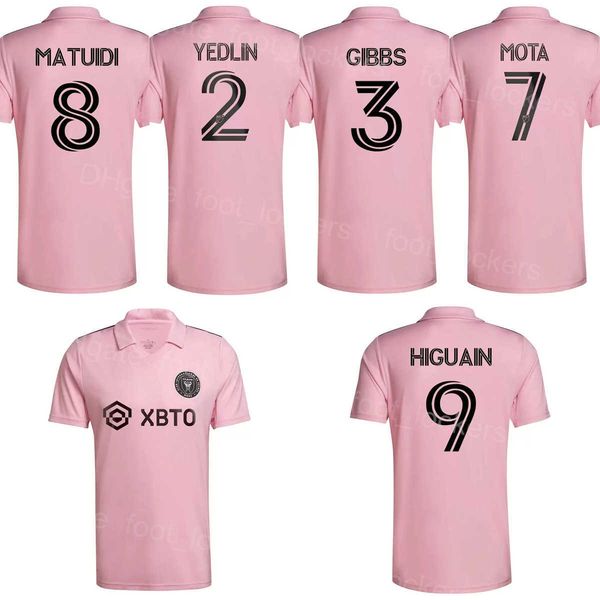 

club inter miami cf 11 ariel lassiter jerseys soccer 9 leonardo campana 19 robinson 7 jean mota 10 gonzalo higuain 2 deandre yedlin mohammed, Black;yellow