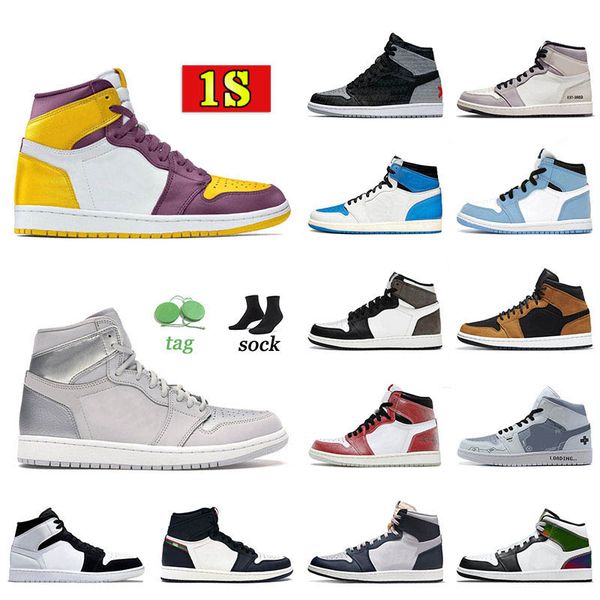 

1s jumpman 1 mens womens winter boots fashion designer new neutral grey mid dark chocolateboot sliver toe sports illustrated royal blue jump, Black