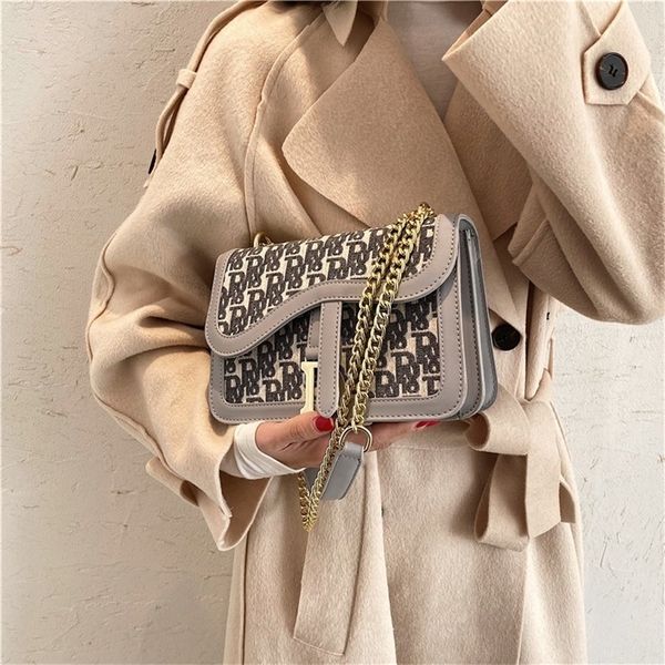 

factory online sales women's new letter small square women's shoulder bag