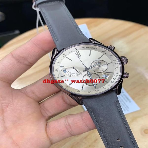 

new hugo grand prix hb1513603 mens watch gray analogue stainless steel watch326d, Slivery;brown