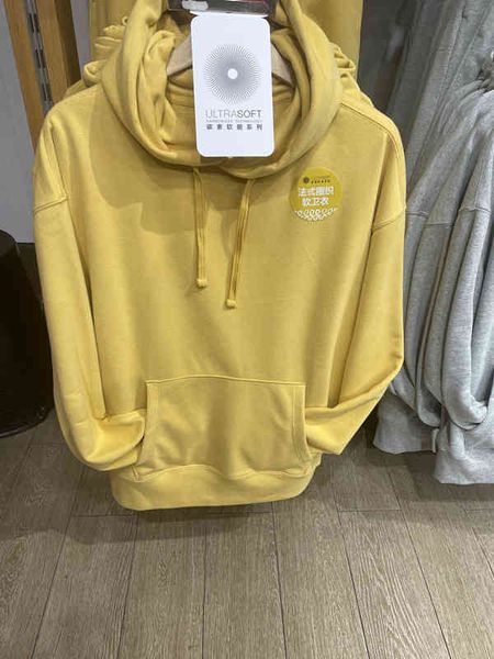 

factory outlet brand hoodie gap men's carbon soft grinding sports sweater 826068 2021 spring new trendy casual loose trfh, Black