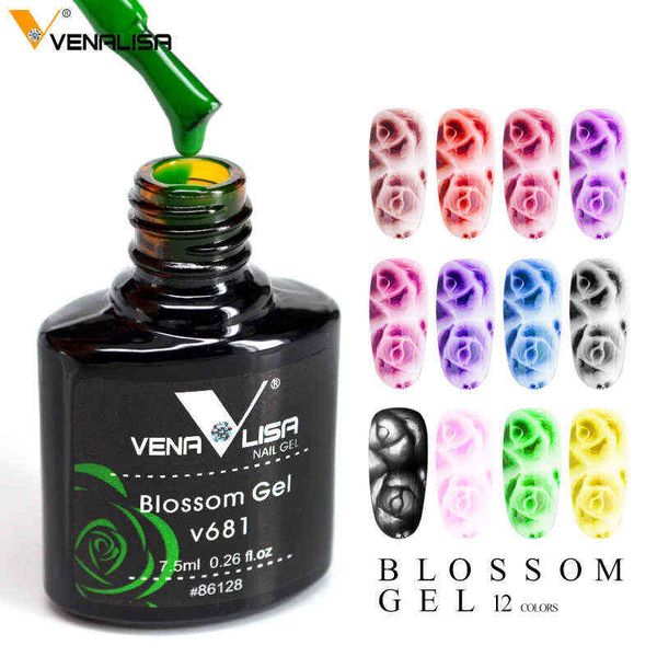 NXY Nagelgel 86128 Canni Blossom Polish 7 3 ml Neues Produkt, professionelles Kunst-Rosendesign, Blumenmalerei, UV-LED, Soak Off 0328