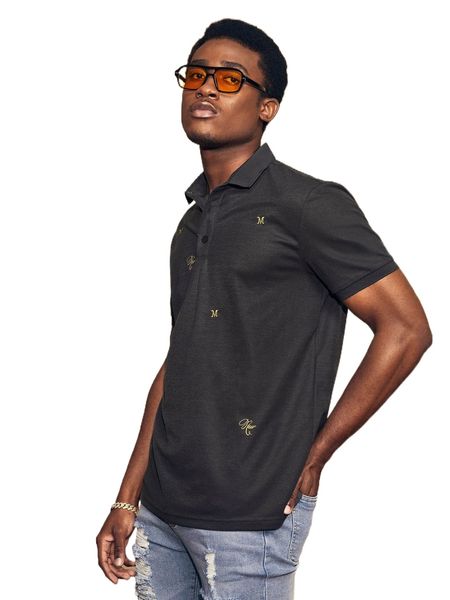 

men letter embroidery polo shirt u7yg#, White;black