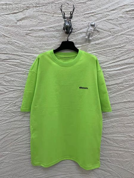 

men's t-shirts designer 22ss early spring bb small letter embroidered round neck short sleeve t-shirt for men and women correct loose f, White;black