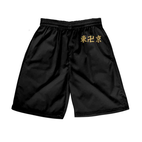 

men's shorts animation tokyo peripheral series 3d kimono summer casual, White;black