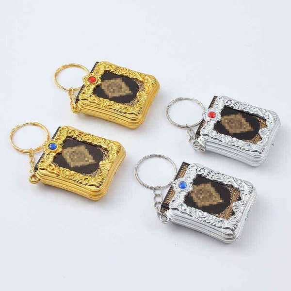 

factory outlet christmas square bag jungle gold silver cartoon key chain