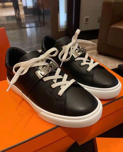 

fw22 casual-stylish day palladium-plated buckle sneakers shoes men's white rubber sole skateboard walking outdoor comfort