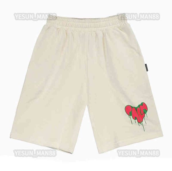 

designer palms mens and womens luxury shorts angels pa love lettered printed white fashion summer loose and versatile drawstring capris, White;black