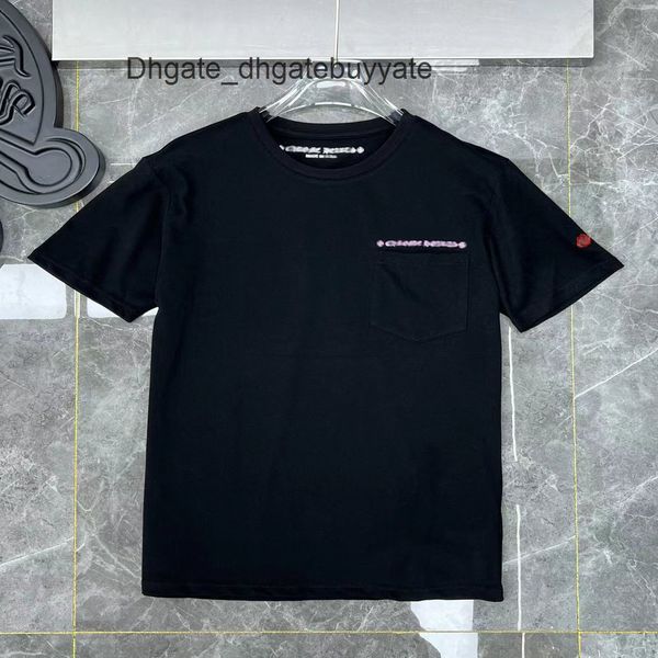 

mens loose luxury t shirts ch brand fashion men tees horseshoe cross designer tshirts summer women shirt classic man hip hop sweater sanskr, White;black