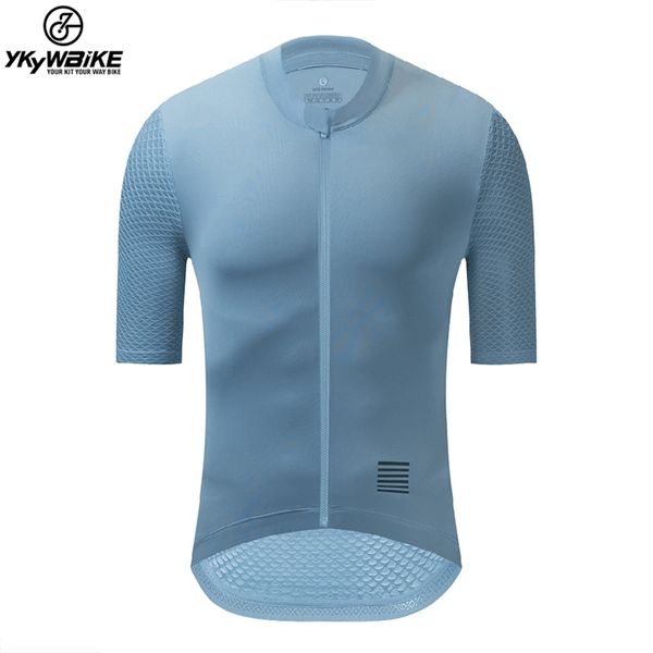 

ykywbike men cycling maillot bike shirt downhill jersey pro team tricota mountain bicycle clothing 220727, Gray;blue