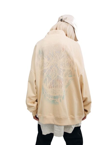 

tree monster & letter graphic drop shoulder sweatshirt r7rj#, Black