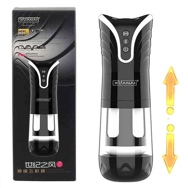 NXY Sex Men Masturbatori Masturbatore Maschile Cup Automatico Realistico Punta di Lingua e Bocca Vagina Pompino Stroker Giocattoli Vibranti per 0412