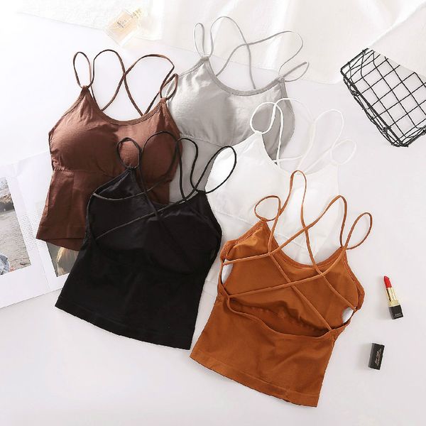 

beauty back padded yoga bra shirts for women outfit hollow sport tank breathable fitness t-shirts running athletic vests 5 colors, White;red