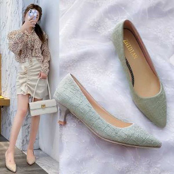 

classic luxury paris women's high heels wedding party shoes fashion shallow mouth single autumn simple dress zapatillas mujer designer, Black