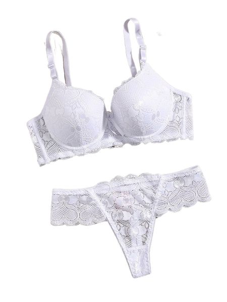 

floral lace underwire lingerie set e6kg#, Black;red