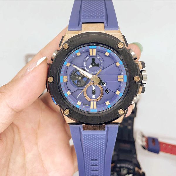 

men's sports quartz digital watch gst-b100 full function all hands operable led iced out watch oak collection, Slivery;brown