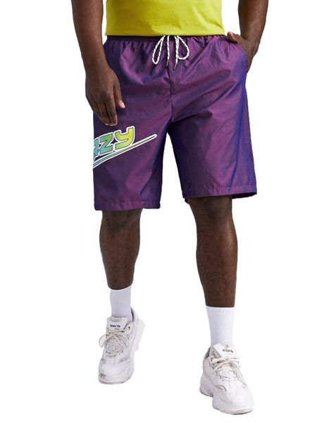 

extended sizes men drawstring waist letter graphic shorts x9of#, White;black
