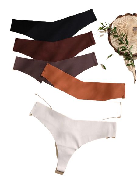 

6pack no show panty g7nl#, Black;red