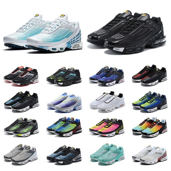 

tn plus 3 men running shoes women triple black iridescent purple nebula hyper violet radiant red mens trainers outdoor sneakers 36-45