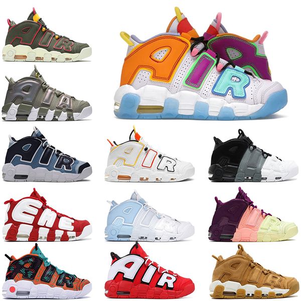 

with socks basketball shoes scottie pippen more uptempos chrome denim blue for mens women barely green cargo khaki what the trainers sneaker