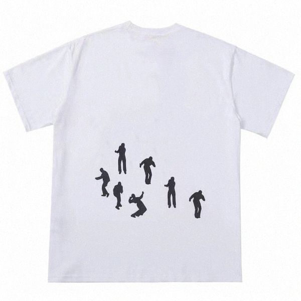 

fashion short sleeve mens designers t shirts summer t shirt crane printing t-shirt hip hop men women tees c8mp#, White;black
