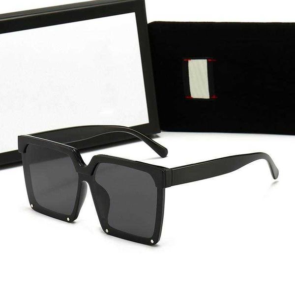 

2021 designer square sunglasses men women vintage shades driving polarized male sun glasses fashion metal plank eyewear with box, White;black